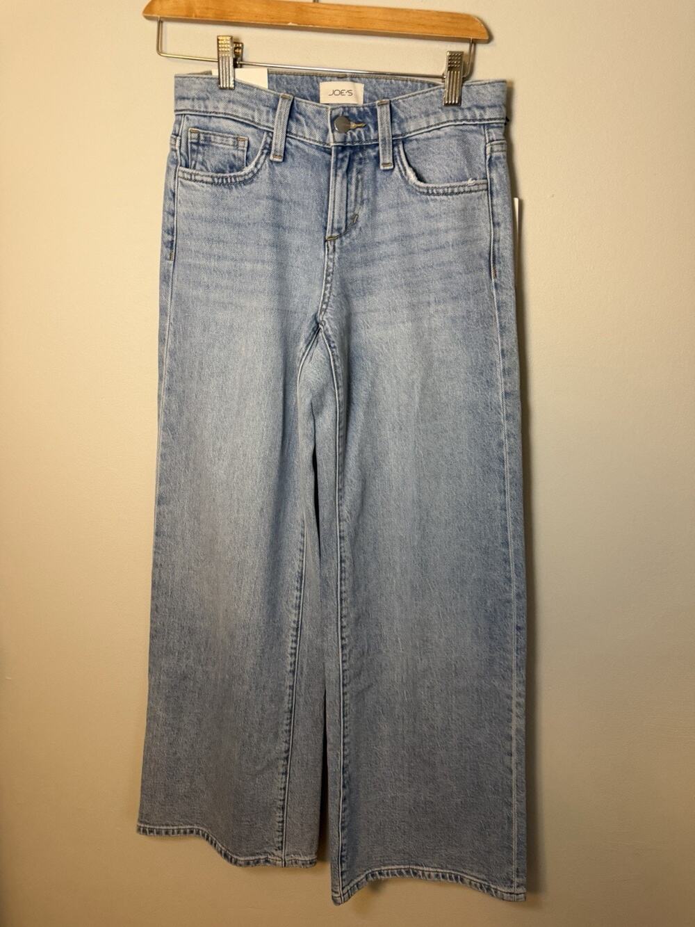 Joes Jeans The Lou Lou Petite Jeans Wide Leg Sz 24 NWT $198 Runs Big